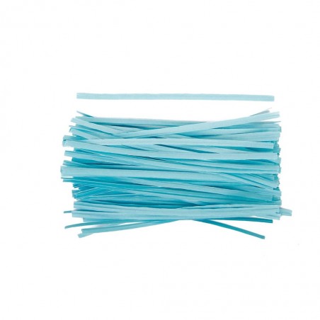ALAMBRES TWIST 12CM COLOR AZUL CELESTE FM 2493