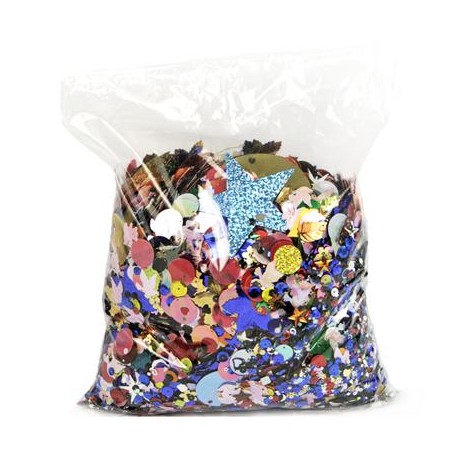 FIGURAS DE LENTEJUELA/DIAMANTINA SURTIDA ECONO 1KG FM 2780