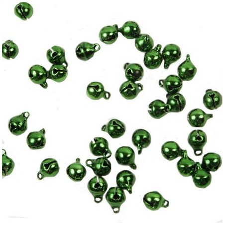 CAMPANA / CASCABEL 6MM PAQ 50 PZAS VERDE FM 1782