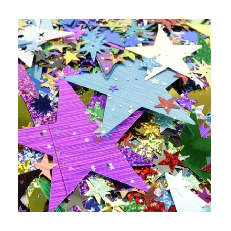 LENTEJUELAS FIGURA ESTRELLAS B/50G FM 11188