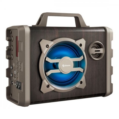 AMPLIFICADOR DE 350 WPMPO BT C/BAT RECAR Y LUZ LED AMP-022BT