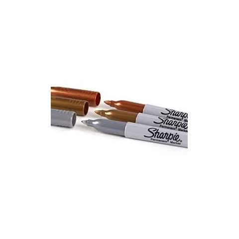 MARCADOR PERM.P/FINO SHARPIE C/3 METALICO SURTIDO 113166