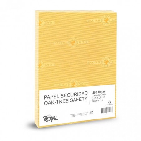 PAPEL SEGURIDAD COLS. 21.5 X 28 CMS BUFF 28002