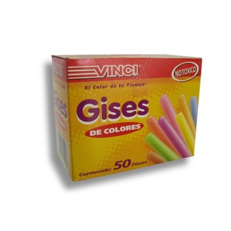 GIS MOLDEADO C/50 VINCI 2036 COLS. SURTIDOS CAJA 049508