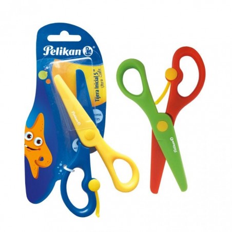 TIJERA ESCOLAR PLASTICA PELIKAN 5 PULG. 8000141 49636
