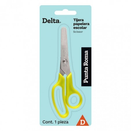 TIJERA ESCOLAR AC INOX BARRILITO D05 MANGO PLASTICO 49632