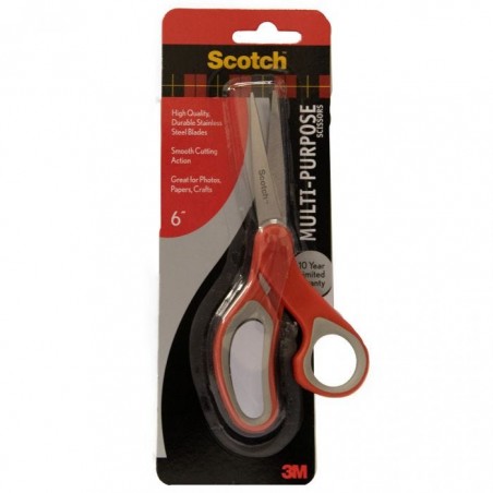 TIJERA MULTI. AC. INOX. SCOTCH 1426 6" MANGO PLASTICO 60246