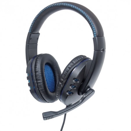 AUDIFONO MANHATTAN USB2.0 GAMING C/MICROFONO CABLE 1.8M