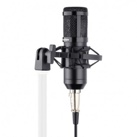 MICROFONO PROFESIONAL DE CONDENSADOR C/FILTRO Y SUSP MIC-650