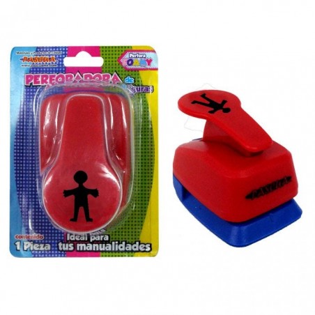 PERFORADOR DE FIGURAS PASCUA GRANDE P/FOAMY NIÑO 67514