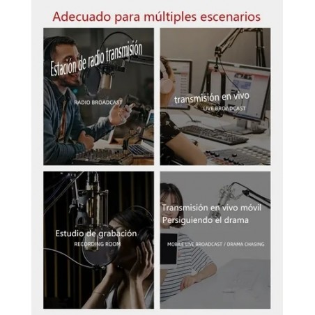 SOPORTE BRAZO MICROFONO CONDENSADOR PARA ESTUDIO GRABACION