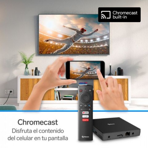 CONVERTIDOR DE TV A SMART TV GOOGLE BOX INTV-1000