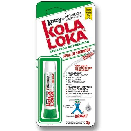 PEGAMENTO INSTANTANEO KOLA.LOKA  K-1 VERDE 2GMS  54001