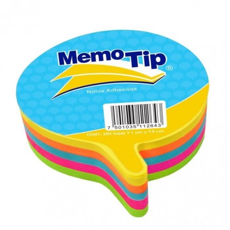 BLOCK MEMOTIP JANEL PENSAMIENTO 7.1X7.5CM 250HJS 122204