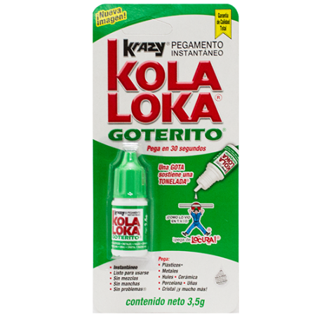 PEGAMENTO INST KOLALOKA KLG-9 GOTERITO 3.5GMS  54013