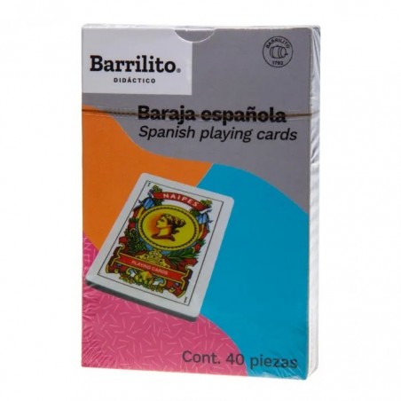 BARAJA ESPANOLA BARRILITO NE40 C/40 NAIPES 116049