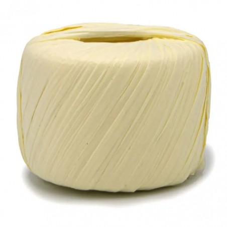 RAFIA V. COLORES 178 MTS APROX P/MANUALIDADES CREMA 45905