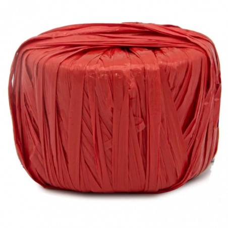 RAFIA V. COLORES 178 MTS APROX P/MANUALIDADES ROJO 45905