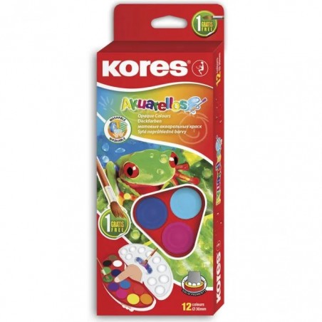 ACUARELA C/12 C/PINCEL KORES 30102.51 ESTUCHE 47918
