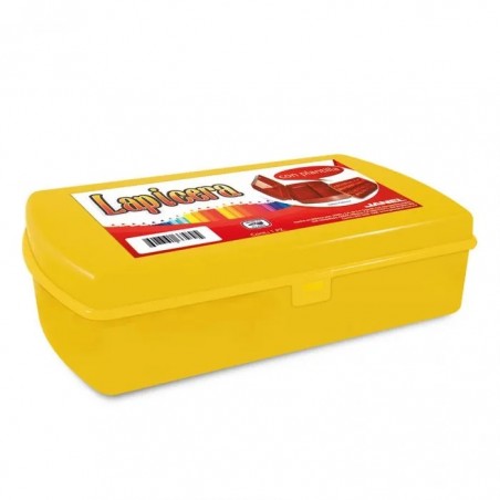 ESTUCHE P/LAPIZ ESCOLAR JANEL C/PLANILLAS AMARILLO 139906