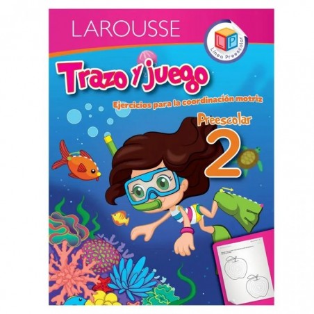 CUADERNO LAROUSSE 5075 TRAZO Y JUEGO 2 119323