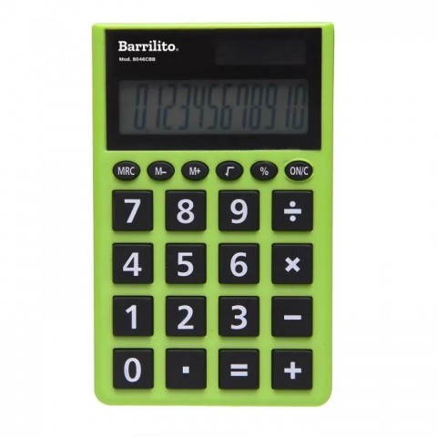 CALCULADORA DE BOLSILLO BARRILITO 8046CBB 12DIG 87290