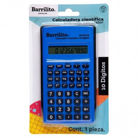 CALCULADORA CIENTIFICA BARRILITO 8070CCB  87581