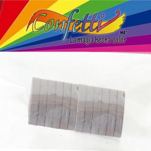 IMAN REDONDO CONFETTI 15MM X 3 MM BL/12 137875
