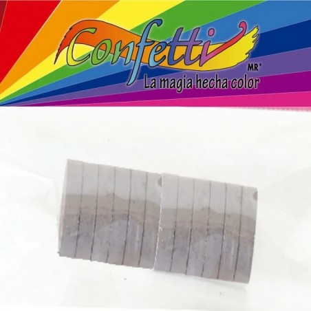 IMAN REDONDO CONFETTI 15MM X 3 MM BL/12 137875