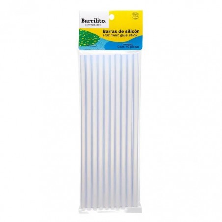 BARRA SILICON DELGADA BARRILITO BS720N 20CM C/10 29782