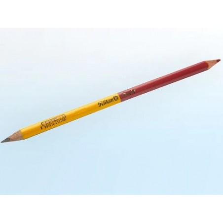 LAPIZ ROJO Y GRAFITO PELIKAN TRIANGULAR DUPLY INDIV 16718