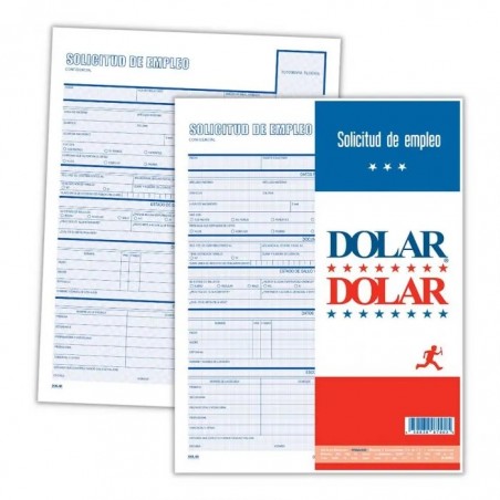 SOLICITUD DE EMPLEO DOLAR D-2002 58511