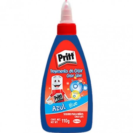 PEGAMENTO ESCOLAR PRITT 110 GMS. LIQUIDO AZUL 131552