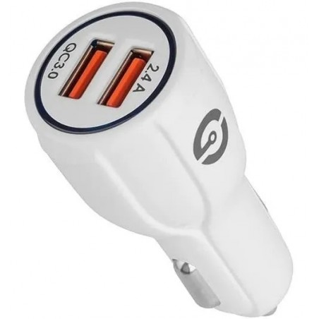 20W CARGADOR P/COCHE GETTTECH GCC-2U22-01 JUNO 2 P. USB CGA RAP
