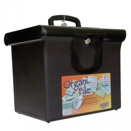 ARCHIVERO ORGANIFILE SABLON 8985 NEGRO CARTA C/CERRDUR 48051