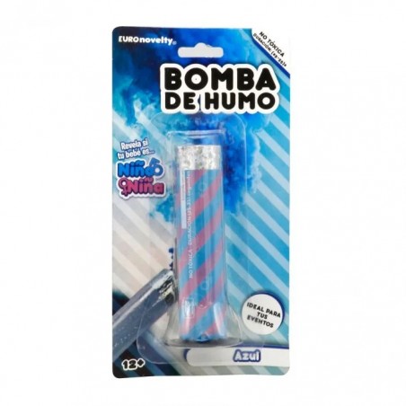 BOMBA DE HUMO BABY SHOWER NIÑO AZUL 18022