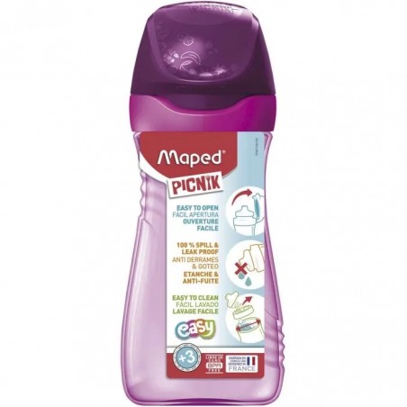 BOTELLA PLASTICO MAPED PICKNIK ROSA 580 ML. 5913
