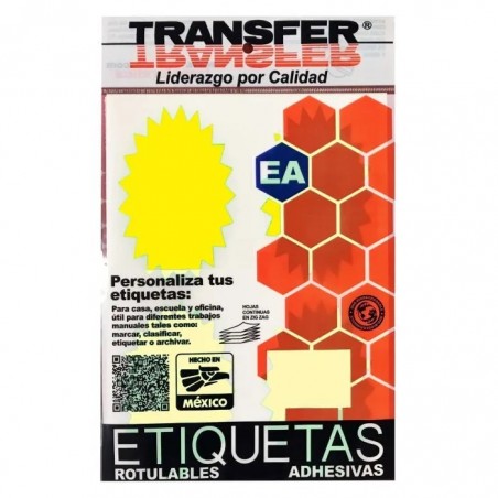 ETIQUETA FLOUREC. AMA. TRANSFER OFERTAS 64X102MM C/28 66682