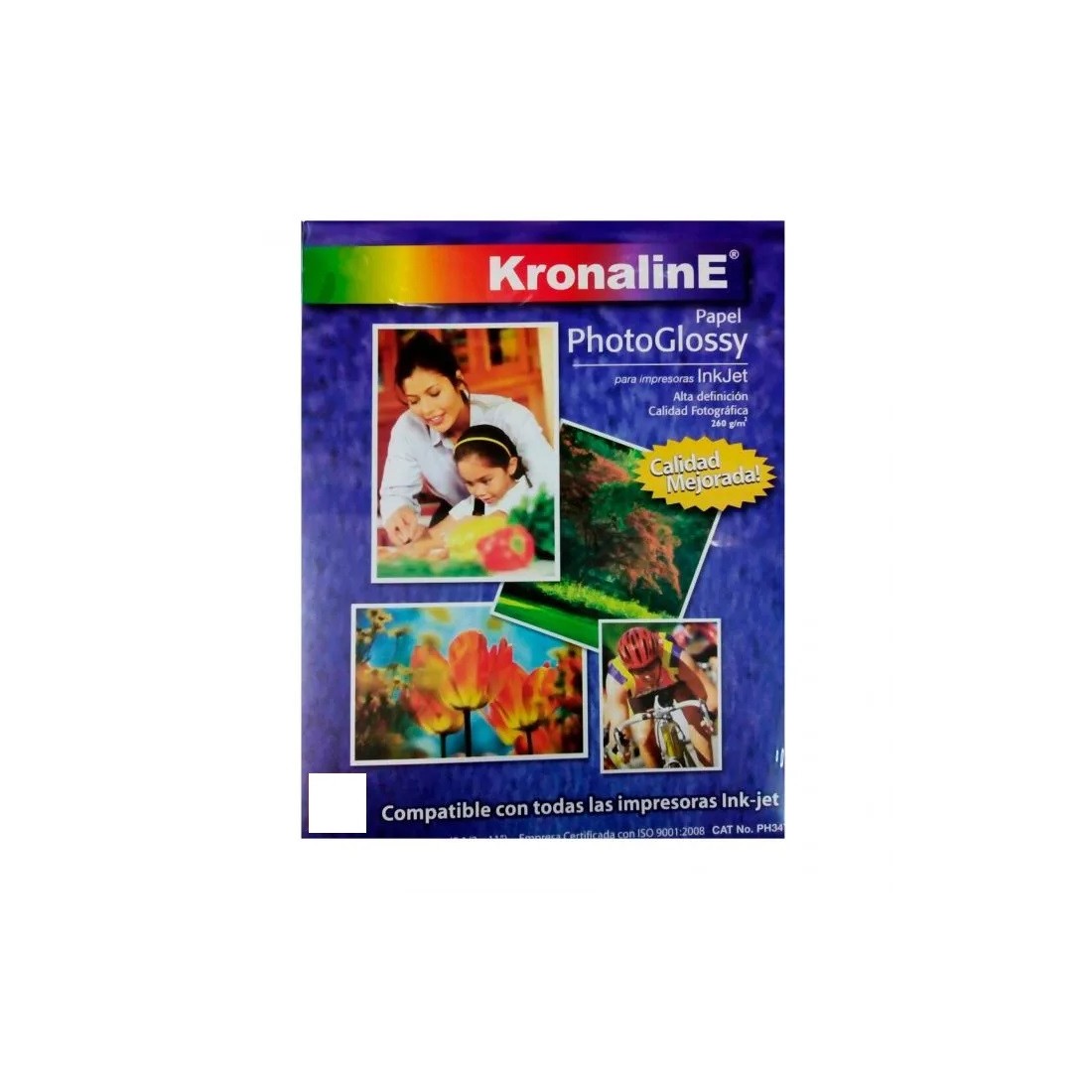 PAPEL FOTOGRAFICO 1 HOJA BRILLANTE CARTA 260 GMS 89606