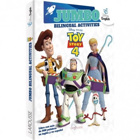 CUADERNO ILUMINAR LAROUSSE 5160 TOY STORY 4 JUMBO 142176
