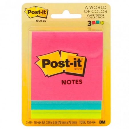 BLOCK POST-IT JAIPUR 7.6 X 7.6 C/3 PAQ 81793