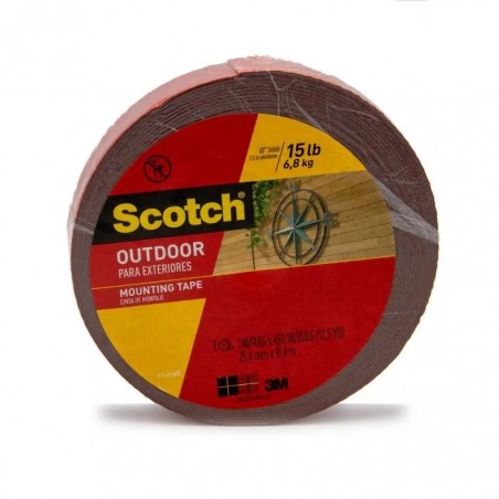 CINTA ADHESIVA DE ESPUMA SCOTCH 25 X 11.4 MTS P/MONT 72952