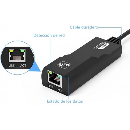 ADAPTADOR XMEDIA GIGABIT USB 3.0 ETHERNET PLUG AND PLAY