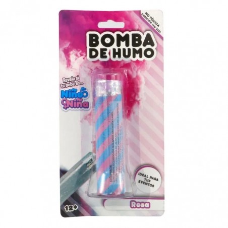 BOMBA DE HUMO BABY SHOWER NIÑA ROSA 18021