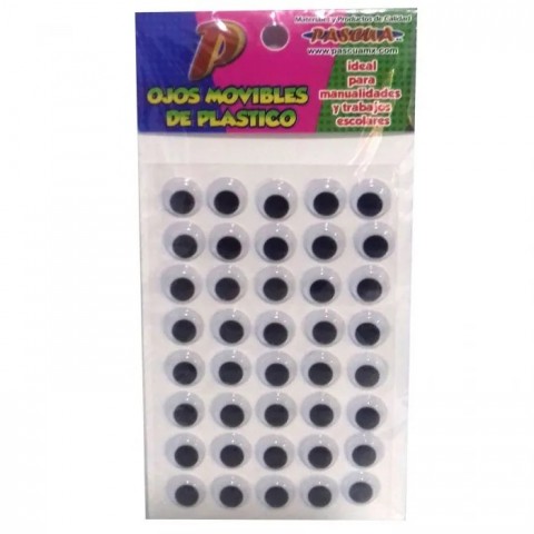 OJITOS MOVILES PASCUA OJO-MOV 15-40 15MM BL/40 C/ADH 137873