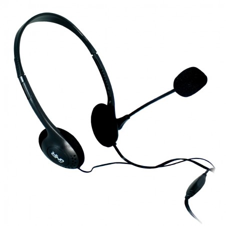 DIADEMA ALAMBRICA GHIA MICROFONO-AUDIO 3.5 SPK-2053