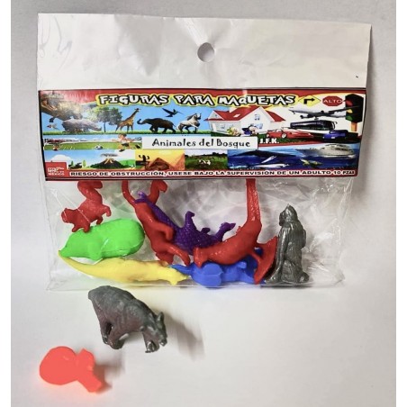 FIGURA PARA MAQUETA ANIMALES DEL BOSQUE BL/10 144307