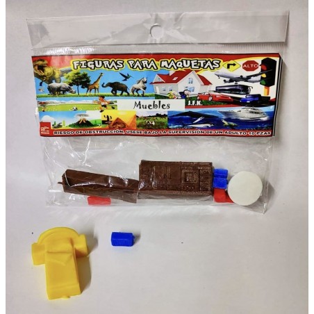 FIGURA P/MAQUETA MUEBLES BLISTER C/10 144311