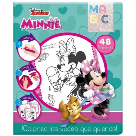 LIBRO MAGICO UPAK P/COLOREAR BORRABLE 48 PAG MINNIE 148916