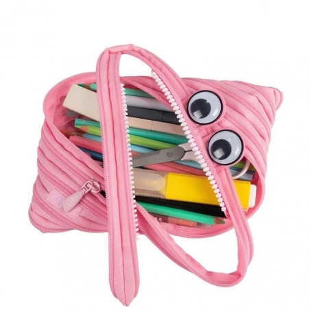 ESTUCHE P/LAPIZ ESCOLAR ZIPIT ZTMJ-GR-DY JUMBO ROSA 155619